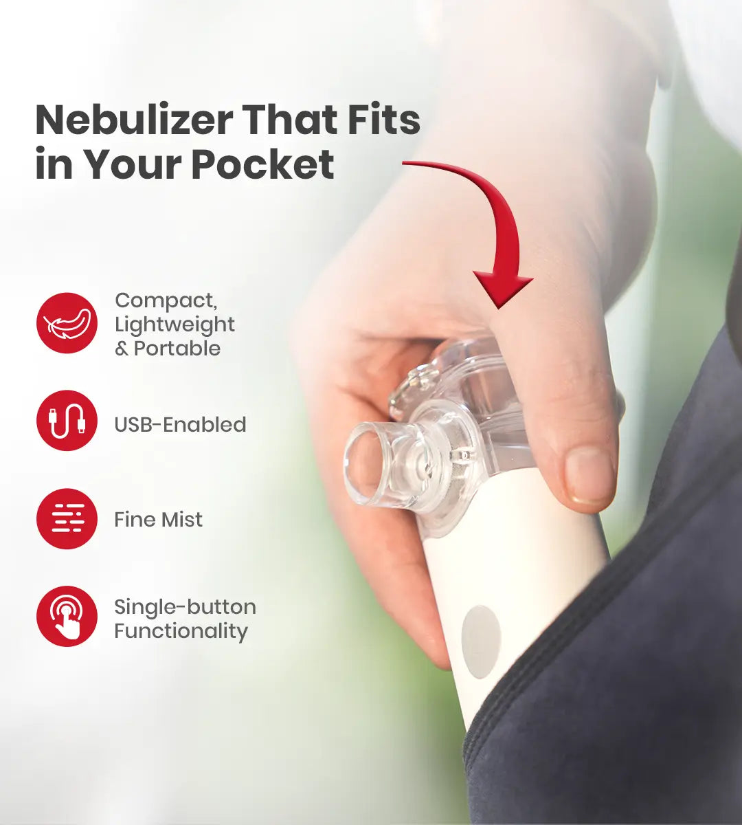 Portable Mesh Nebulizer