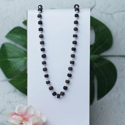 Silver Plated Eternal Karungali Mala