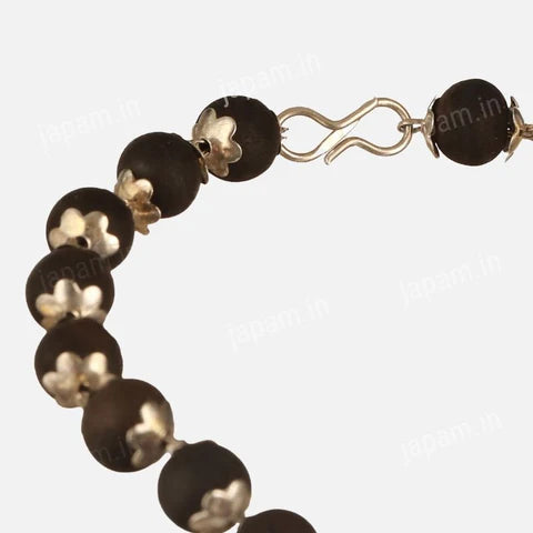 Silver Plated Eternal Karungali Mala