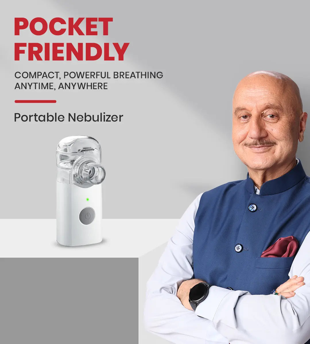 Compact Portable Mesh Nebulizer